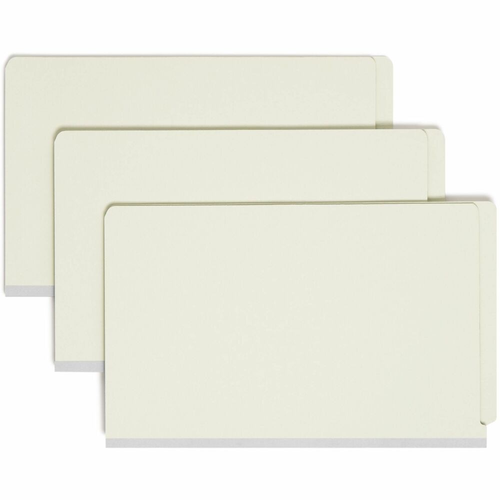SMD29800 - Protect your documents and fingers with Smead's patented, SafeShield Coated Fastener Technology on these classification folders - the ultimate solution to fastener issues, including paper tears, finger cuts and excessive fastener crinkling. End-tab classification folders let you create a file within a file using a tabbed divider with tab and two 2" SafeShield bonded-style coated fasteners in positions No. 1 and 3 on the front and back panels. Folder expands up to 2". The divider features one 1" SafeShield-coated, twin-prong fastener. Divider also offers a 3/8" high, 1/3-cut top tab and is made of 17 point kraft stock. Classification folder's tab is straight-cut. More from the Manufacturer