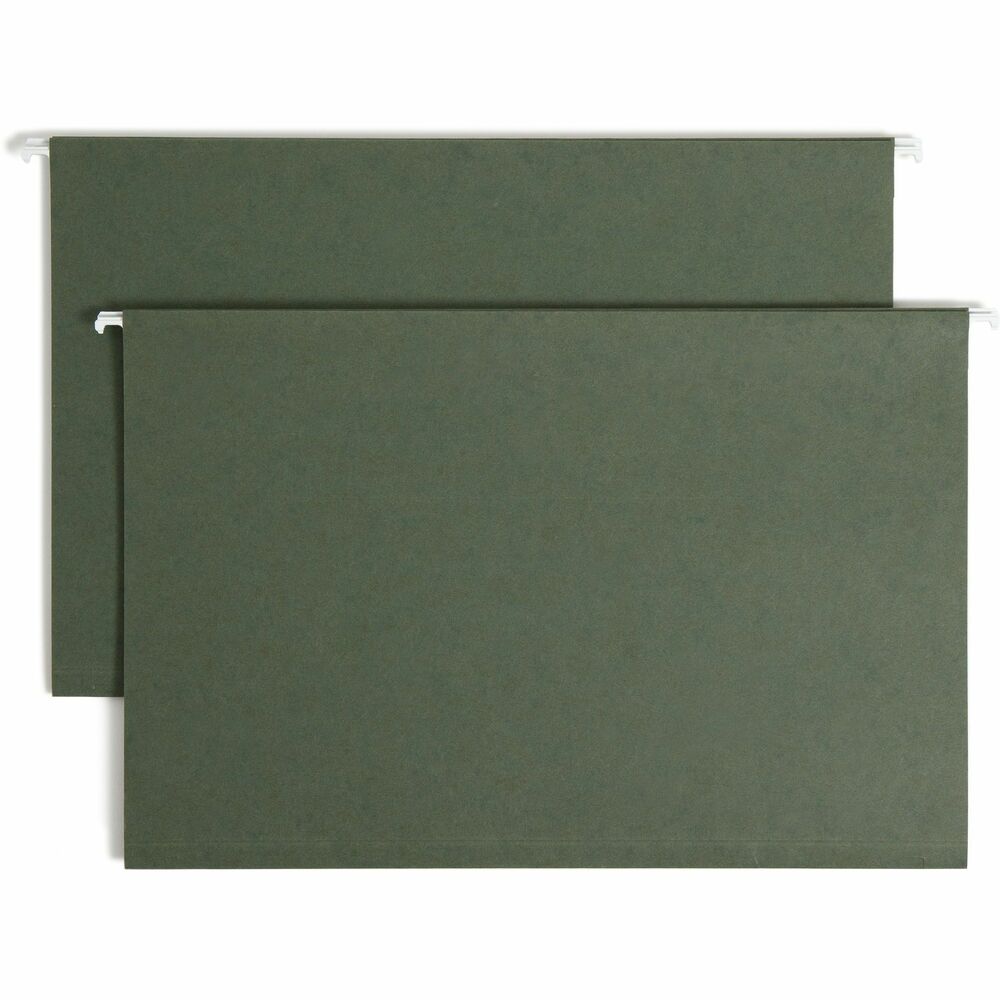 SMD64339 - Computer printouts, manuals, catalogs, telephone books or any other bulky material will fit neatly into these hanging box bottom folders. Reinforced bottom with Pressboard strip keeps contents straight and prevents bulging. Folders are made of 11 point stock. Folders do not include tabs.