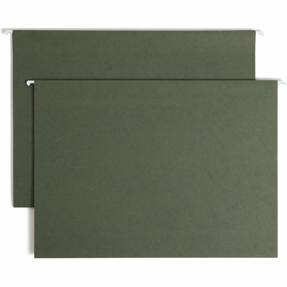 SMD64379 - Computer printouts, manuals, catalogs, telephone books or any other bulky material will fit neatly into these hanging box bottom folders. Reinforced bottom with Pressboard strip keeps contents straight and prevents bulging. Folders are made of 11 point stock. Folders do not include tabs.