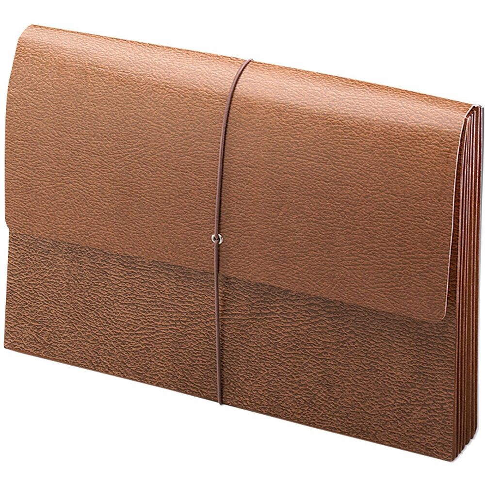 SMD71456 - Timeless, professional expanding wallet features a classic printed redrope exterior and is a favorite of attorneys, accountants and bankers. An elastic cord holds the protective flap tightly around the wallet. Full-height, tear-resistant gusset is virtually tear-proof. Wallet also offers double-thick front and back panels.