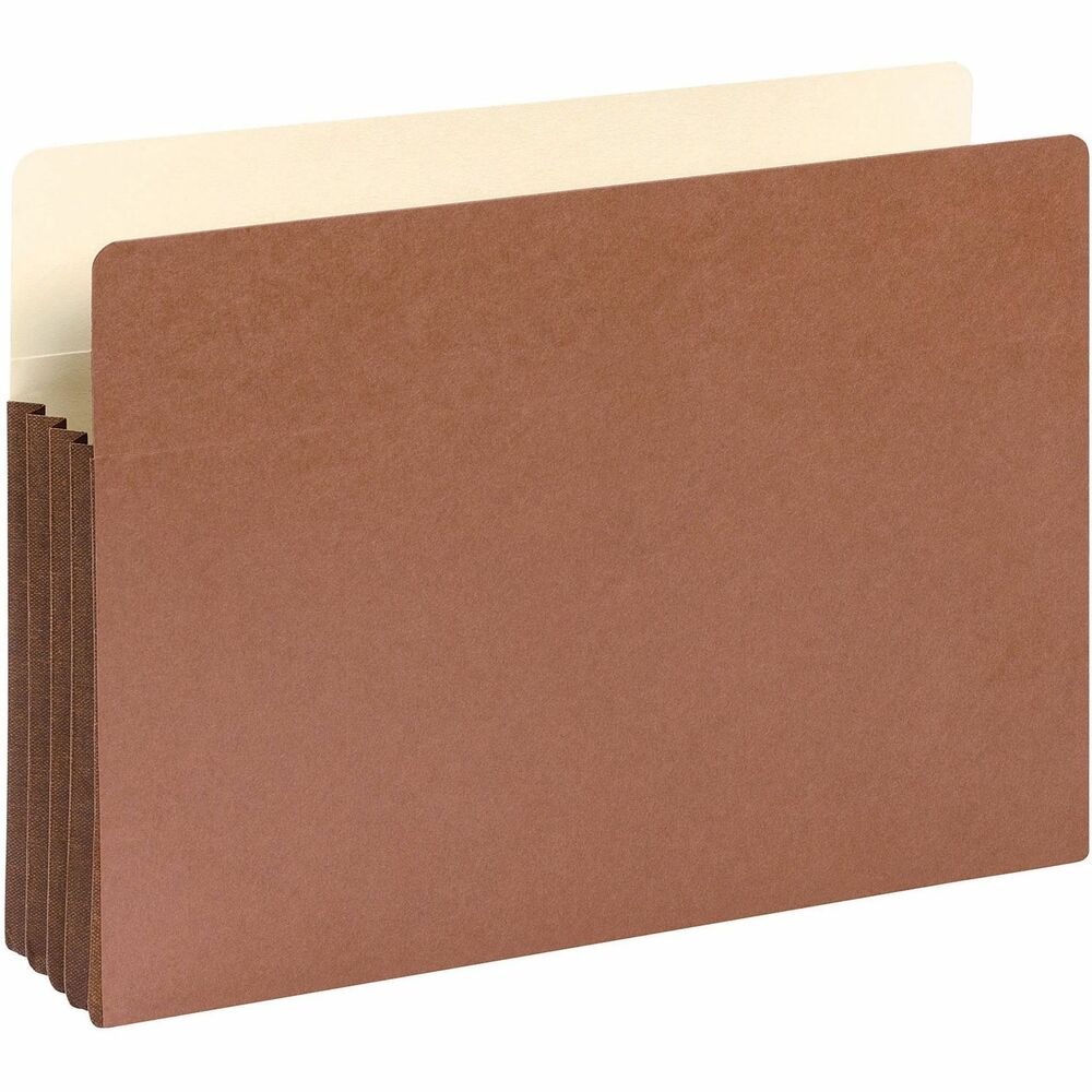 SMD74264 - Active legal files, accounting or tax files, financial statements or other heavy materials need the extra strength. These sturdy file pockets with an accordion design are great for managing bulky records. Durable, tear-resistant material reinforcement at the top of the gussets makes the sides of these pockets virtually tearproof. Drop-front style allows easy access to bulky, frequently used legal-size files. Other features include 12-1/2 point redrope back with 11 point manila liner, rounded top corners, 6-1/2" high tear-resistant material gussets and double-thick, 9 point redrope front.