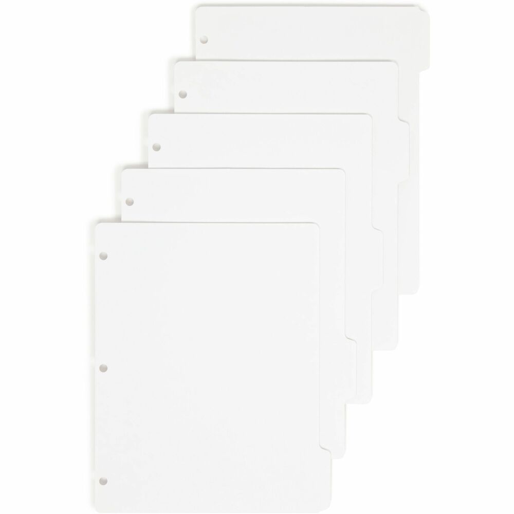 SMD89415 - Effortlessly elevate your document organization with Three-Ring Binder Index Dividers. 1/5-cut tabs help you categorize your materials. SFI-certified, FSC-certified index dividers contain recycled content and post-consumer material. They are ideal for home, office or classroom use. Smead delivers efficiency, reliability and environmentally responsible document organization. With a legacy spanning more than a century, Smead has consistently emphasized the importance of family heritage, seamlessly weaving their rich history into their present identity. Driven by unwavering dedication to quality and craftsmanship, Smead provides genuine products and solutions tailored to the needs of the modern worker.