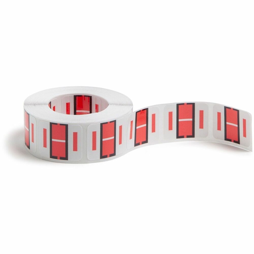 SMD67079 - Unlike ACCS style labels, these bar-style alphabetical labels are for end-tab folders only. Color-coding labels are tab products compatible. Self-adhesive makes them easy to use. Label measures 1-1/4" wide x 1" high (before folding).