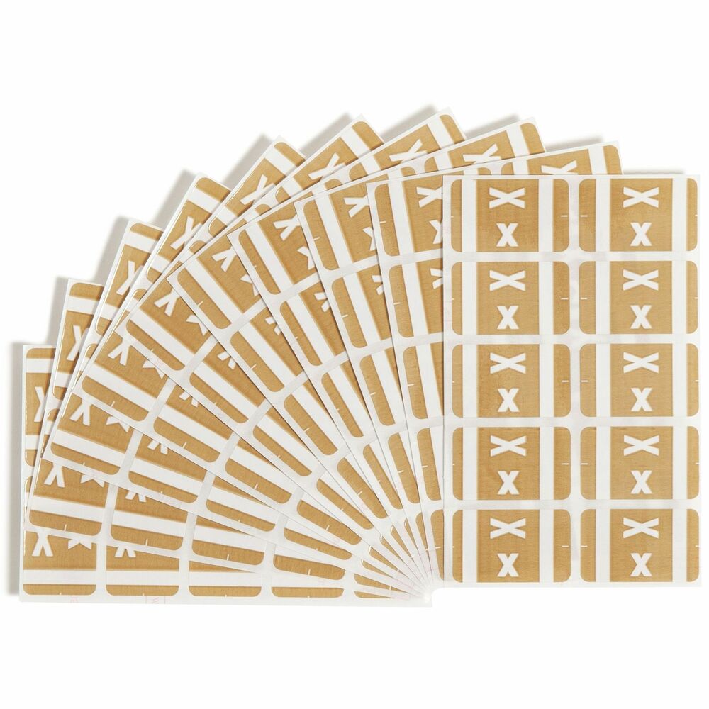 SMD67194 - Color-coded alphabetical labels help put an end to misfiled records and cut filing and retrieval time. Labels wrap around the folder tab (top tab or end tab) so they are readable from both sides of the folder. Color is compatible with other Alpha-Z label styles. Clear laminate keeps labels clean and colors bright, even with frequent handling. Each sheet has 10 labels.