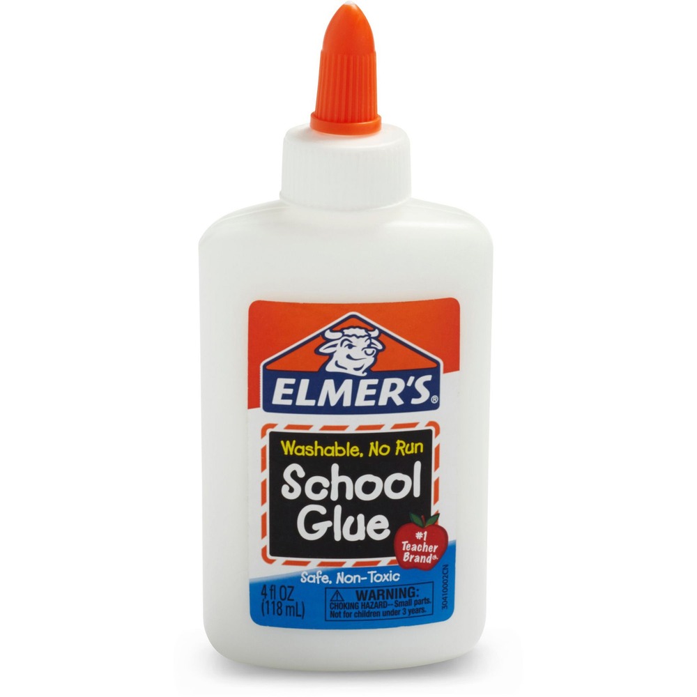EPIE304 - School glue offers a No Run Formula that stays where you put it. Plastic bottle is easy to squeeze for easy dispensing. No-run formula provides a strong bond for most porous materials. School glue dries fast and clear. Glue is safe, nontoxic, and washable, so accidental messes mean easy cleanup. More from the ManufacturerRebate: $25 Visa Card w $75 Newell Brands Buy View Rebate Details