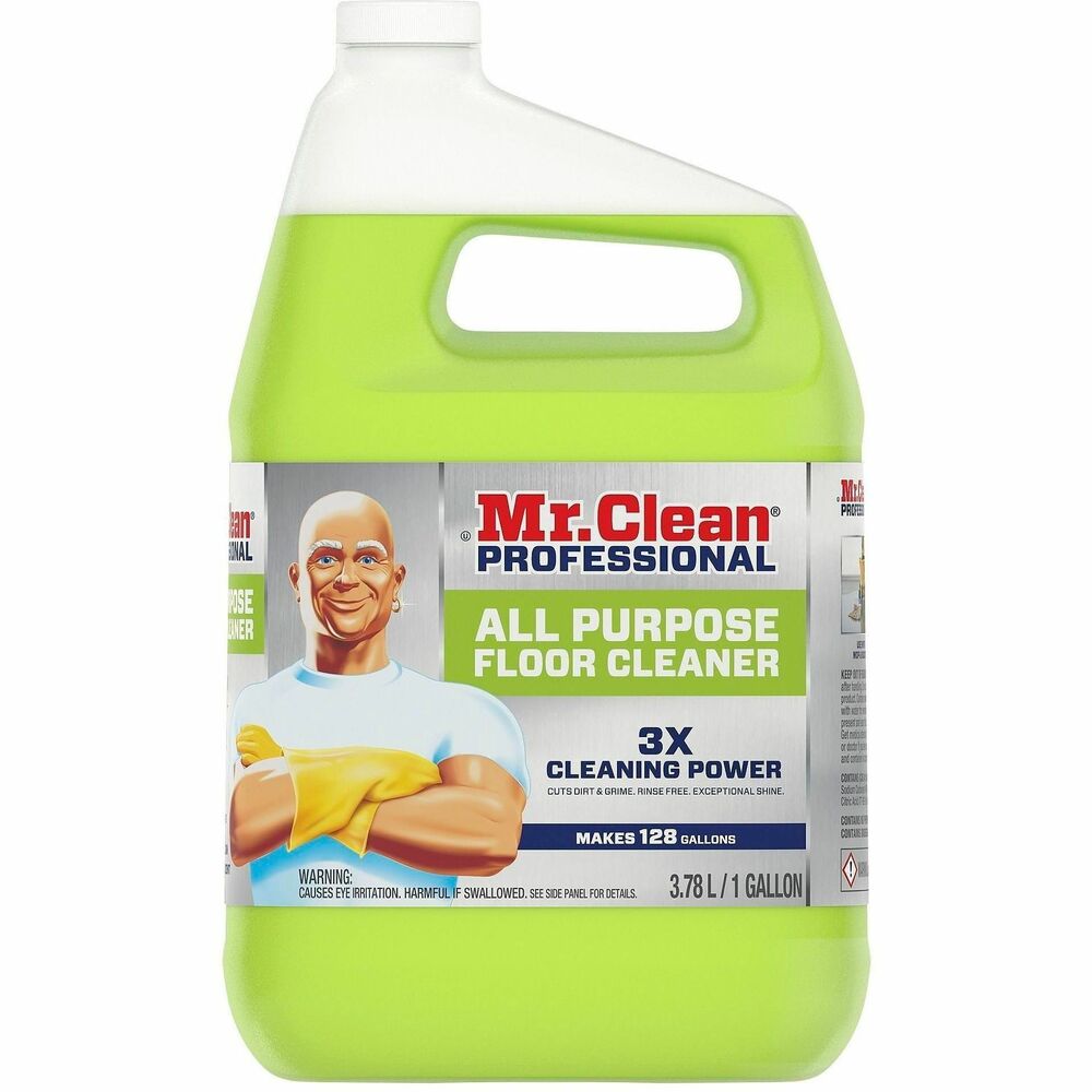 PGC02621 - Floor cleaner dissolves and removes tough, ground-in dirt from finished floors without leaving a dulling residue. Great for use in restaurants (front of house), salons, medical/dental offices, schools, daycares, offices and churches. Low-sudsing formula makes it an excellent choice for use in automatic floor-scrubbing machines. Cleaner contains no phosphates, nonylphenol ethoxylates, butyl cellosolve, dibutyl phthalate or heavy metals. Recommended dilution ratio is 1:128 for manual and 1:512 for automatic machines.