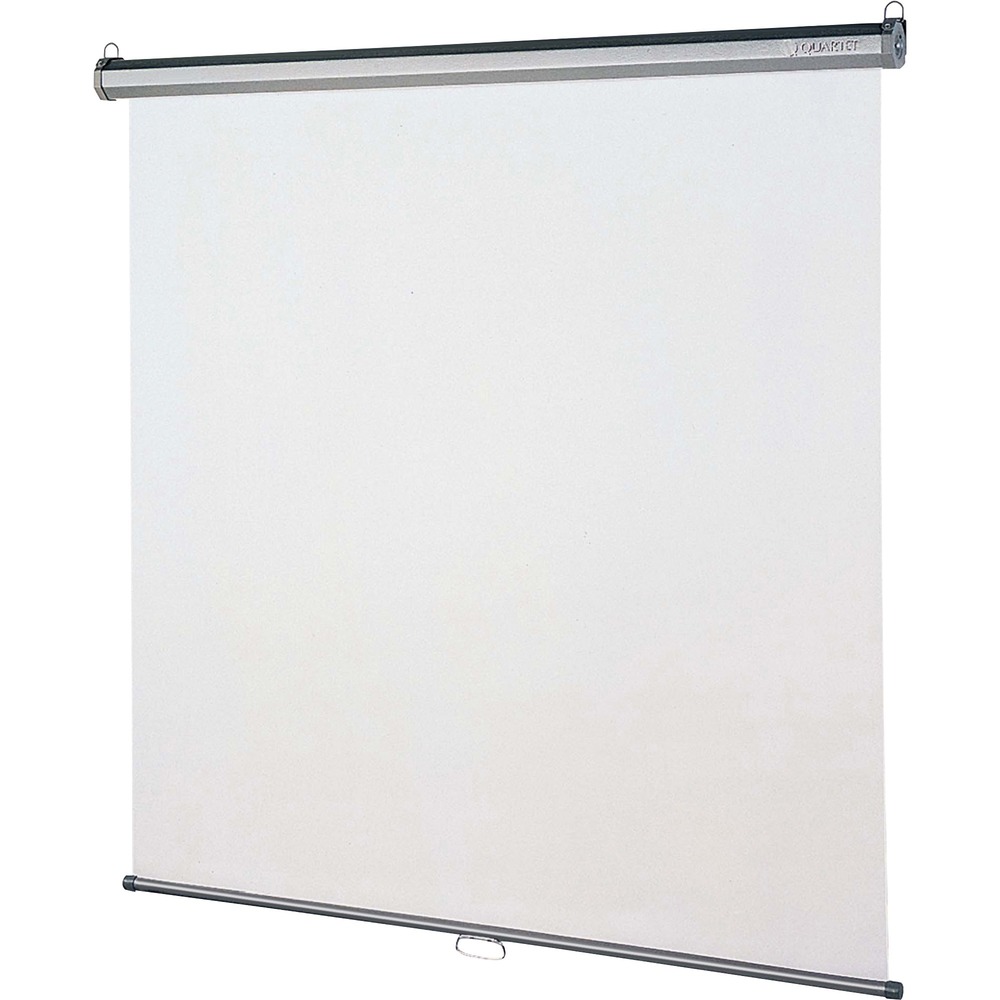 Quartet Manual Projection Screen 11 Matte White 70" x 70" Wall