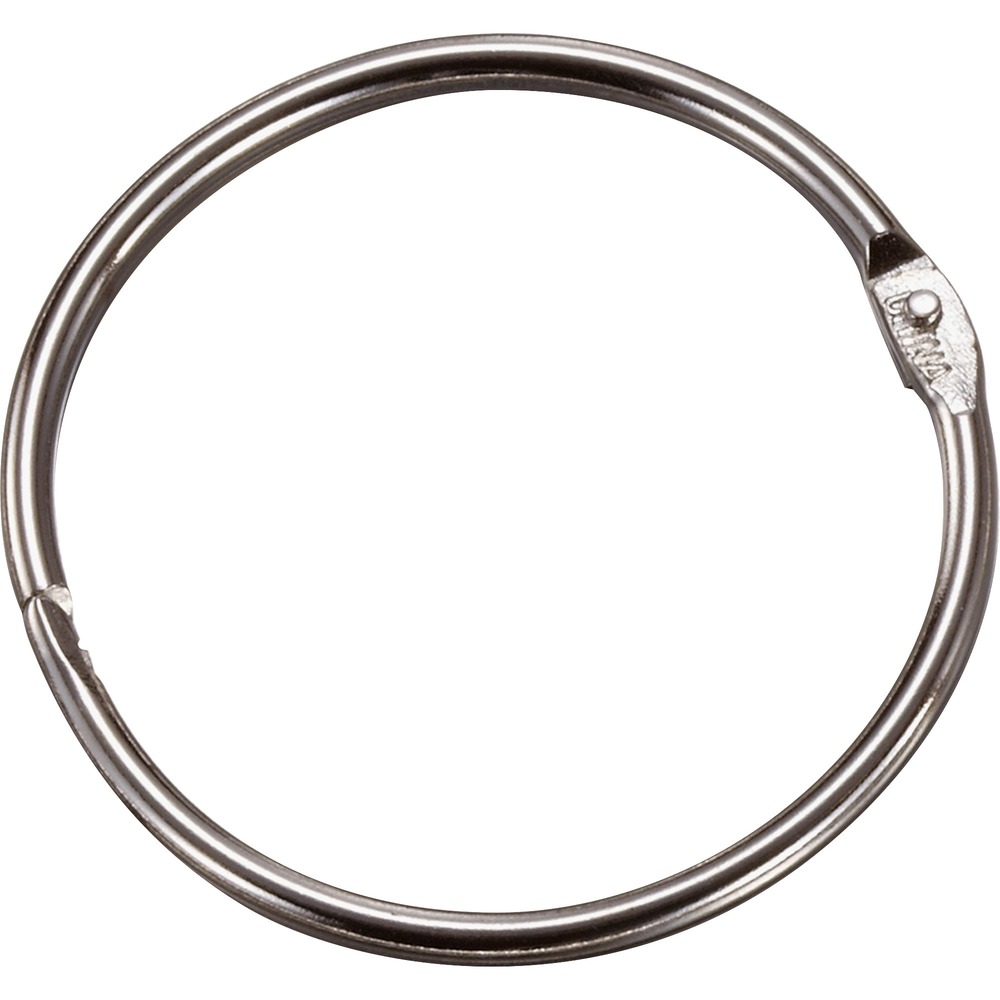 OIC99703 - Loose-Leaf Book Rings feature a precise design that ensures an easy opening and firm closure experience. Metal rings are perfect for holding swatches, samples and bulky, loose-leaf materials. Rings keep your documents together and organized for easy flipping. More from the Manufacturer