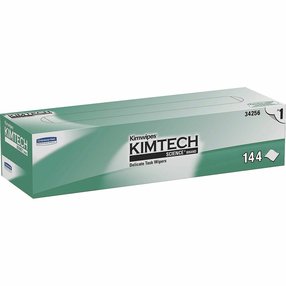 KCC34256 - When your work requires delicate, light-duty wipers to handle precise tasks, these Kimwipes Delicate Task Wipers are a perfect choice. With a legacy of more than 60 years of being the go-to wipe for cleaning surfaces, parts and instruments in labs, laboratory lenses and medical offices, these single-ply wipes easily clean liquids, dust and small particles. Antistatic dispensing design reduces electrostatic discharge. Medical wipes are an efficient, waste-reducing essential thanks to one-at-a-time dispensing. More from the Manufacturer