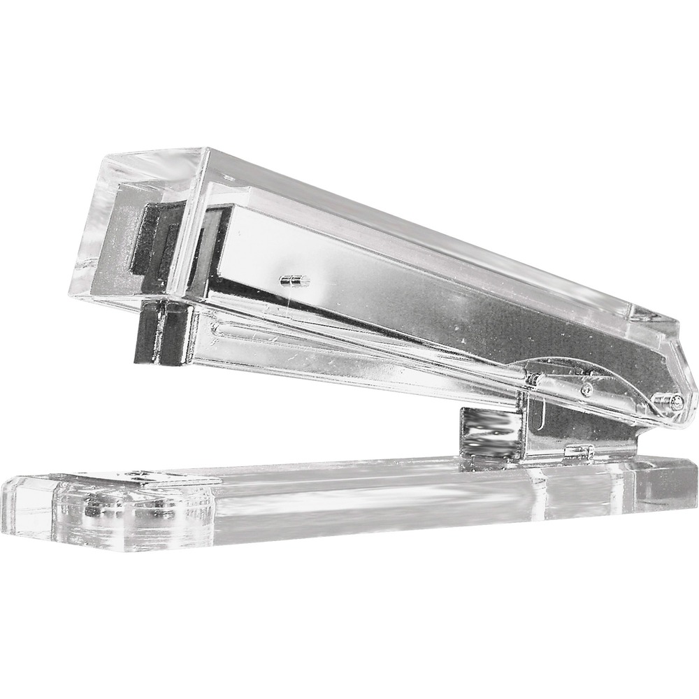 KTKAD80 - Stapler enhances desk and work space with these elegant clear acrylic desk accessories. Crafted from heavy cast, polished acrylic for both style and durability. Nonskid feet.
