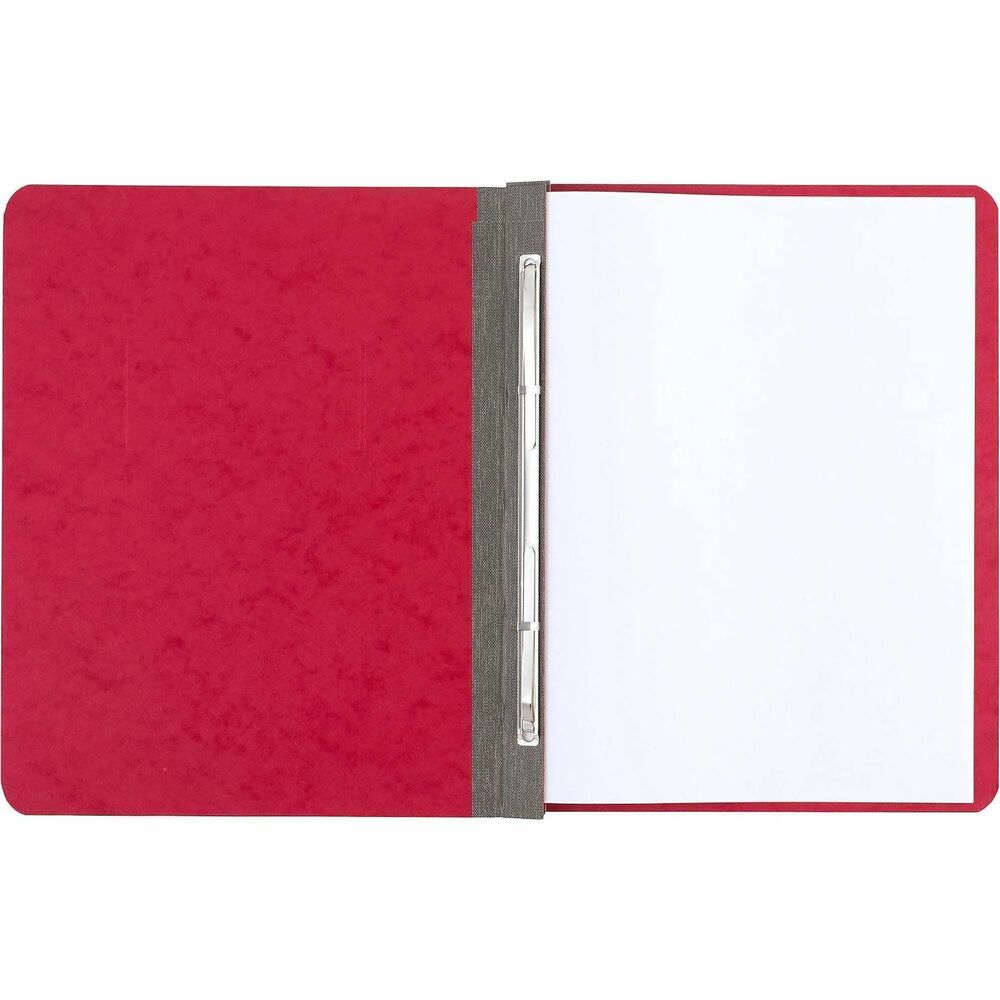 ACC25079 - Side-binding report cover is made of 20 point genuine Presstex with moisture-resistant covers for longer life. Report covers stack easily and lie extra-flat. Fasteners quickly adjust to hold the designated capacity. Design also includes a spine reinforced with tear-resistant color-matched Tyvek tape. Report cover contains a high percentage of recycled material.