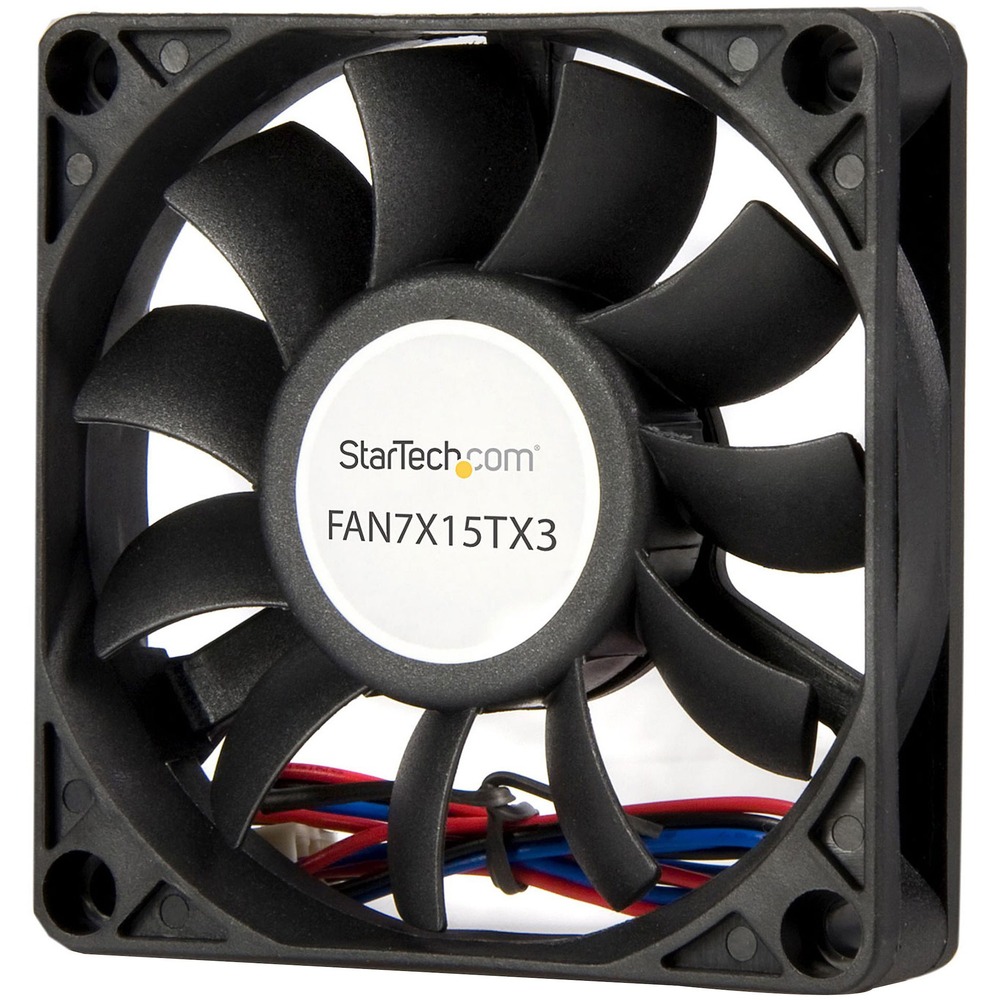 STCFAN7X15TX3 - Add additional chassis cooling with a 70mm ball bearing fan. This versatile 70mm fan is an ideal replacement fan for keeping your computer running cool. The fan can be powered through a TX3 connection, and features a dual ball bearing design that ensures reliable cooling and longer fan lifespan.  The fan can be used to replace the fan component of some CPU coolers or mounted to the side panel of a computer case and features a tachometer pin on the TX3 motherboard connector that provides the host system with fan operating status information.  More from the Manufacturer More from the Manufacturer