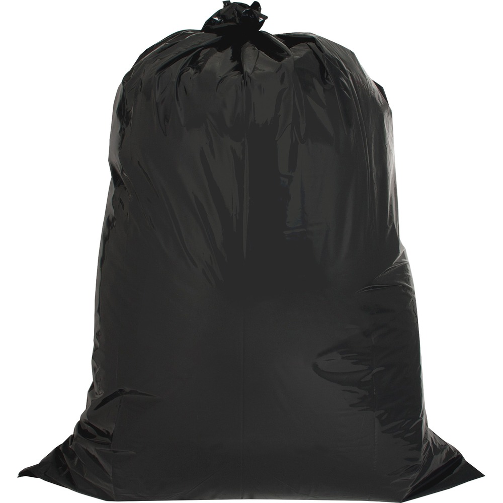 GJO02311 - Contractor cleanup bags feature two-ply, low-density construction for uniform sidewall strength. Flat bottoms avoid bottom-seal weak spots and increase capacity 30 percent more than star-bottom bags. Heavy-duty bags include twist ties and come folded in convenient dispenser carton.