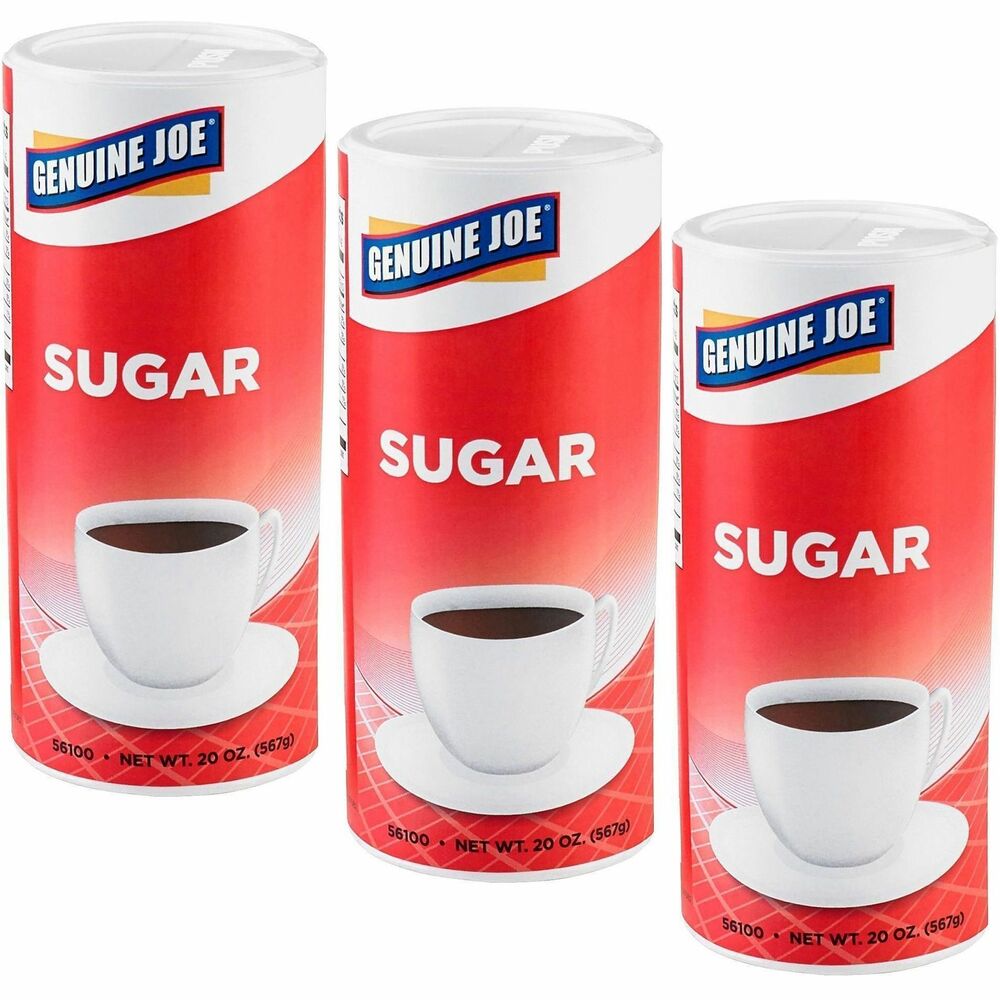 GJO56100 - Pure Sugar comes in a handy, reclosable 20 oz. canister. Pour as much or as little as you need. Sugar canister is great for breakrooms and coffee areas.