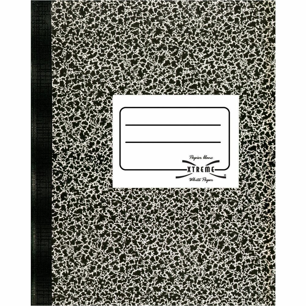 RED43460 - Composition book offers a one-subject format, flexible marble-look cover, and center-stitched binding. Ideal for taking notes and recording homework assignments. Each page is legal-wide/ruled on both sides in blue and has a red left margin line. Composition book contains 80 sheets.