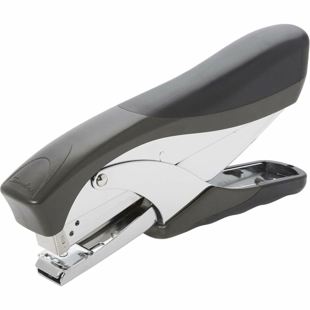 SWI29950 - Plier staplers operate with a squeeze of the hand. Ideal for all round office use as well as for florists, check out counters and more. Plier stapler takes both standard and undulated staples. Features all-metal chrome-plated gripping mechanism, high-impact plastic on cap and handle for comfort. Chain holder for attaching to counter or workbench.