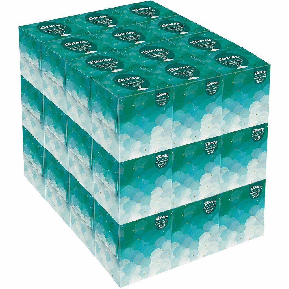 KCC21270CT - Kleenex Facial Tissue offers superior performance, a premium feel and essential softness. When your employees, clients and visitors see the respected Kleenex brand in your offices and restrooms, they'll know that you select quality products, putting forth the best image for your business. High-quality, two-ply facial tissue also provides smart innovations including an ultra-soft texture.