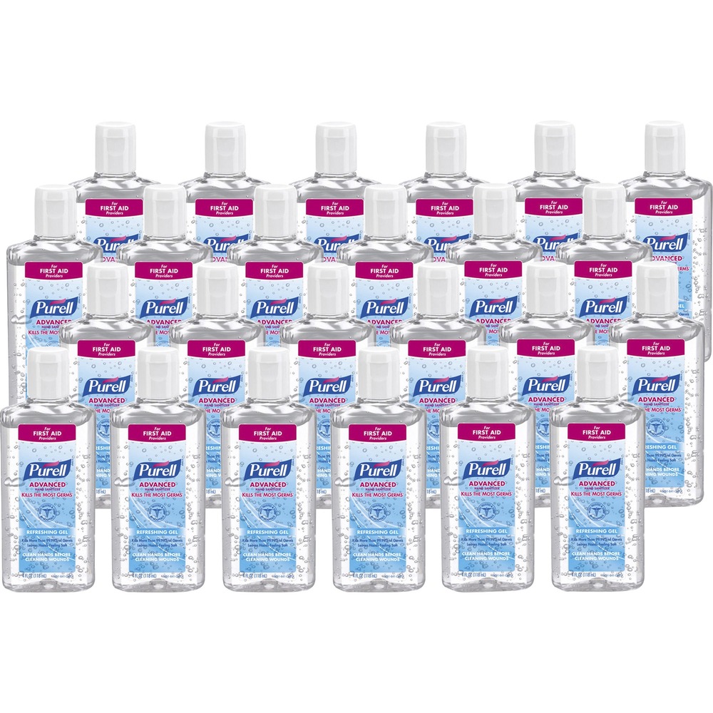 GOJ965124CT - Refreshing gel kills 99.99 percent of most common illness-causing germs. Hand sanitizer is alcohol-based for effectiveness and helps to maintain skin health. Simply flip the cap open and apply.