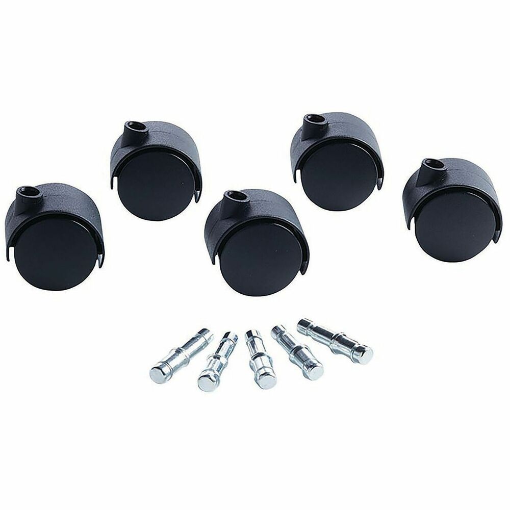 MAS23624 - Deluxe Duet twin-wheel casters complements all types of office and home-office furniture. 2" diameter dual wheels provide maximum mobility and smooth quiet rolling on light-duty to medium-duty applications. Use soft wheels on hard floors and chairmats. Weight rating is 110 lb. per caster. Casters include 7/16" x 7/8" B stems.