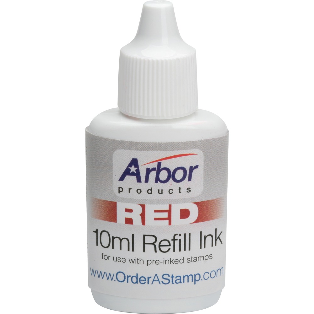 NSN2073960 - Stamp refill ink is designed for re-inking, pre-inked stamps. Extend the life of your pre-inked stamp for tens of thousands of impressions with just a couple of drops. Refill ink includes easy-drip spout. Color of cap indicates ink color.