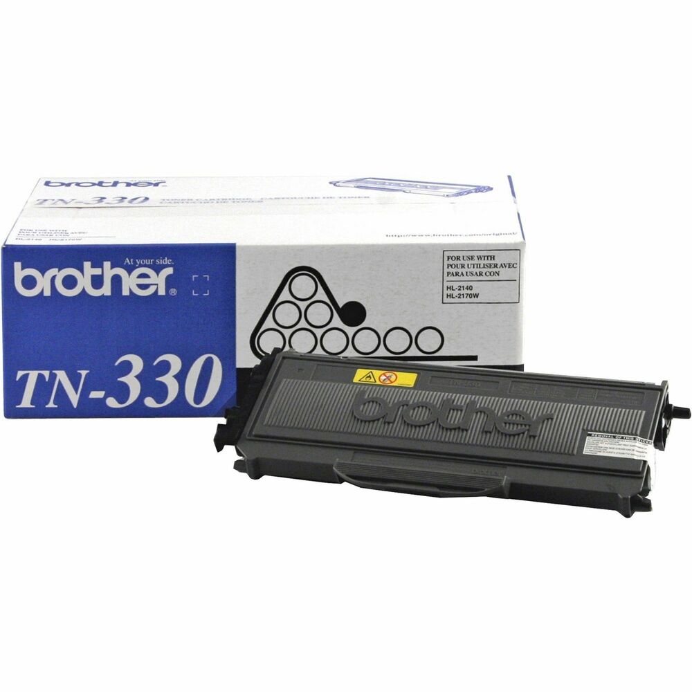 BRTTN330 - Toner cartridge is designed for use in Brother DCP-7030, DCP-7040; HL-2140, HL-2170W; MFC-7340, MFC-7345N, MFC-7440N and MFC-7840W. All genuine Brother printer supplies are designed as part of an entire printing system to provide a superior degree of quality. Genuine Brother toner is delicately balanced to provide even flow and toner distribution. Cartridge yields approximately 1,500 pages.