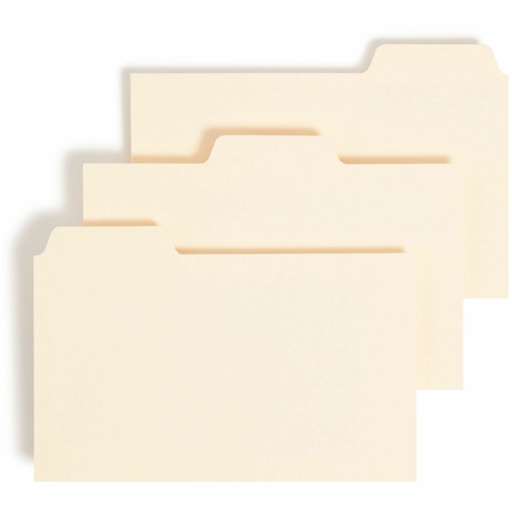 SMD55030 - Use card-sized guides for cross-reference indexes, desktop reference files, account lists or customer address lists. 1/3-cut blank tabs come in assorted positions for easy access and quick retrieval. Heavyweight guides are made of durable, 18 point stock.