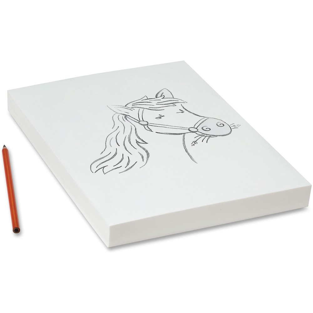 PAC96510 - Semi-transparent parchment is perfect for either tracing or sketching. Ideal for pencil or pen. Bulk package of the 25 lb. paper is convenient for group activities. Paper is recyclable.