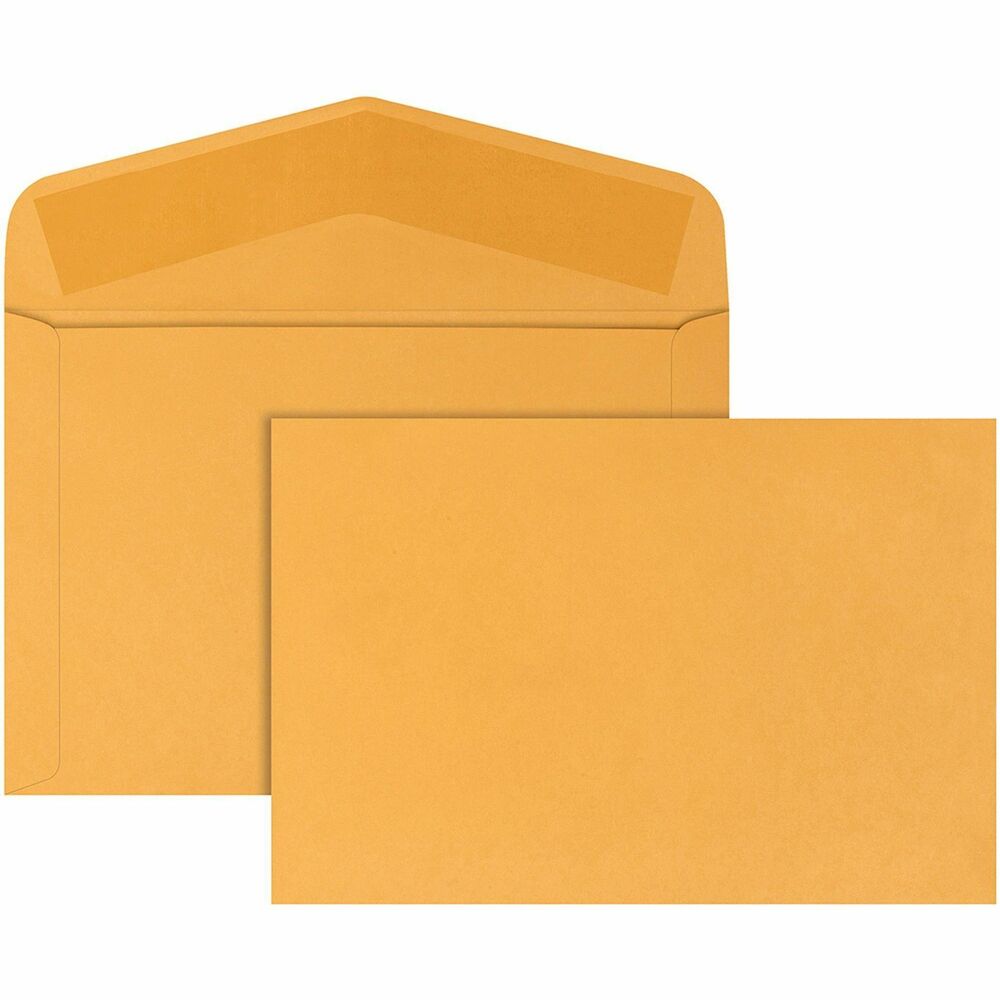 QUA54301 - 10" x 15" document mailers are perfect for mailing and storing important documents. They open on the long side for easy insertion and retrieval. Fully gummed flap creates a secure seal when needed. Mailers are made of super-heavyweight, 40 lb. brown Kraft for added durability.
