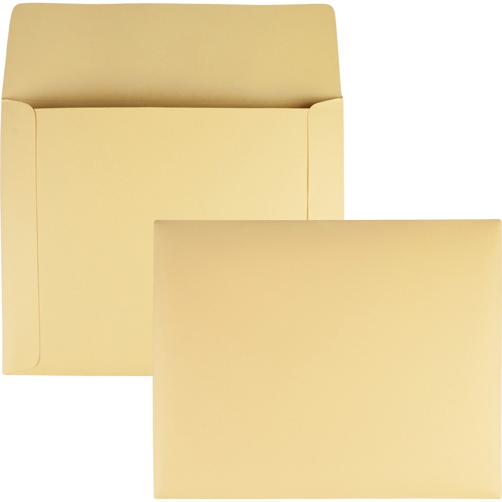 QUA89604 - K734 Index Flat File Envelopes feature a 9-1/2" x 11-3/4" size and are great for transporting, filing and storing documents, proofs or artwork. Large, ungummed flap allows repeated use. 110 lb. manila stock is super-strong to withstand handling.