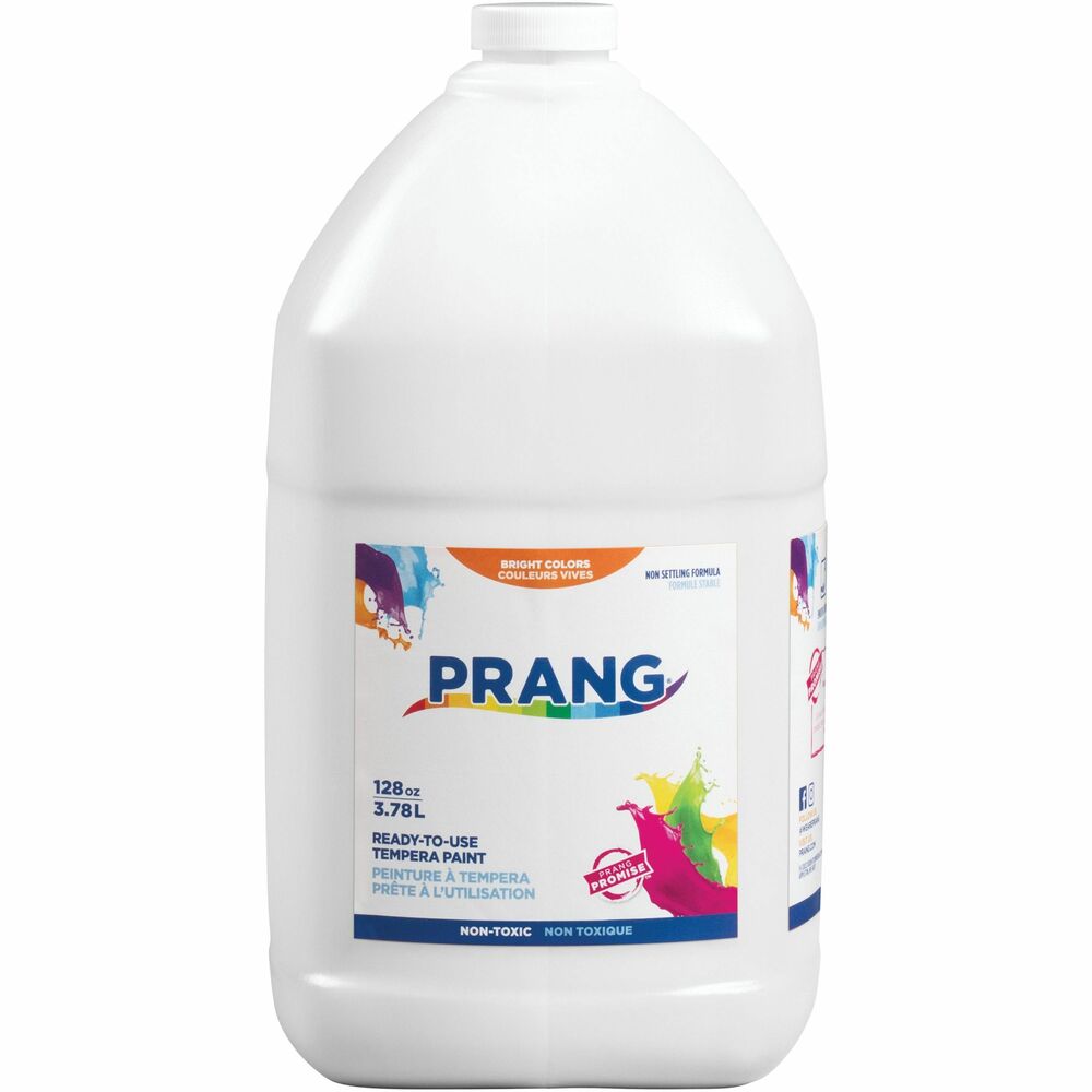 DIX22809 - Use the Prang Ready-to-Use Liquid Tempera Paint to indulge your senses with a seamless laydown that provides breathtaking vibrant colors to your painting. Safe, nontoxic formula makes it a great teacher's choice for young artists. Nonsettling formula lets you avoid shaking or stirring. Ergonomic plastic bottles allow easy dispensing. Certified AP nontoxic paint conforms to ASTM standards.