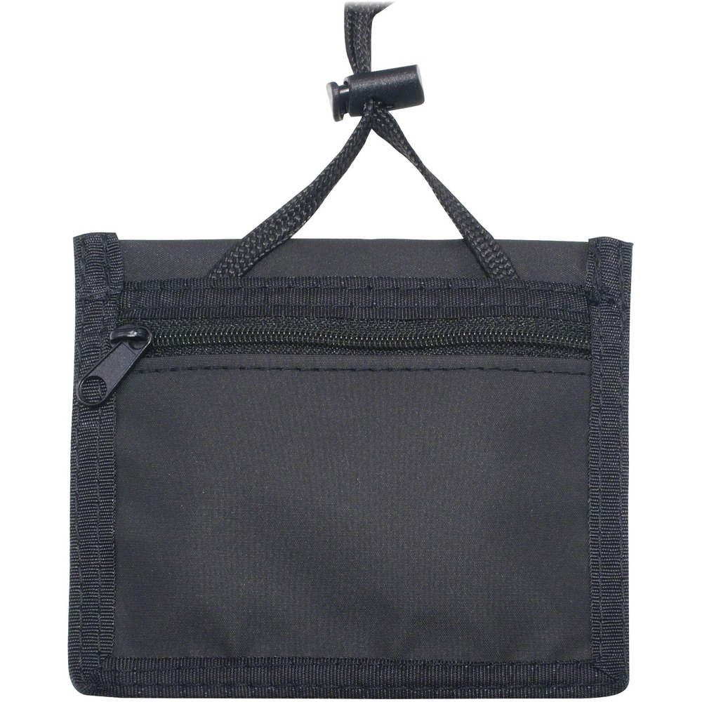 AVT75452 - Hold your ID badge, credit cards and other valuables in the Horizontal ID Badge Holder/Convention Pouch. With a 48" long adjustable nylon cord attached to a horizontal black pouch with a 3-3/8" x 2-1/4"insert size, it offers wearers three pockets: one vinyl-covered front pocket for displaying identification cards, one zippered back pocket for storing credit cards or other valuables, and an additional open pocket for other small items. Let these ID Badge Holders pull double-duty by giving you a comfortable way to wear your credentials and the additional storage space to hold items when you don't have pockets. Set includes 12 corded badge holders that are great for conventions, offices, security staff, journalists, teachers and more.