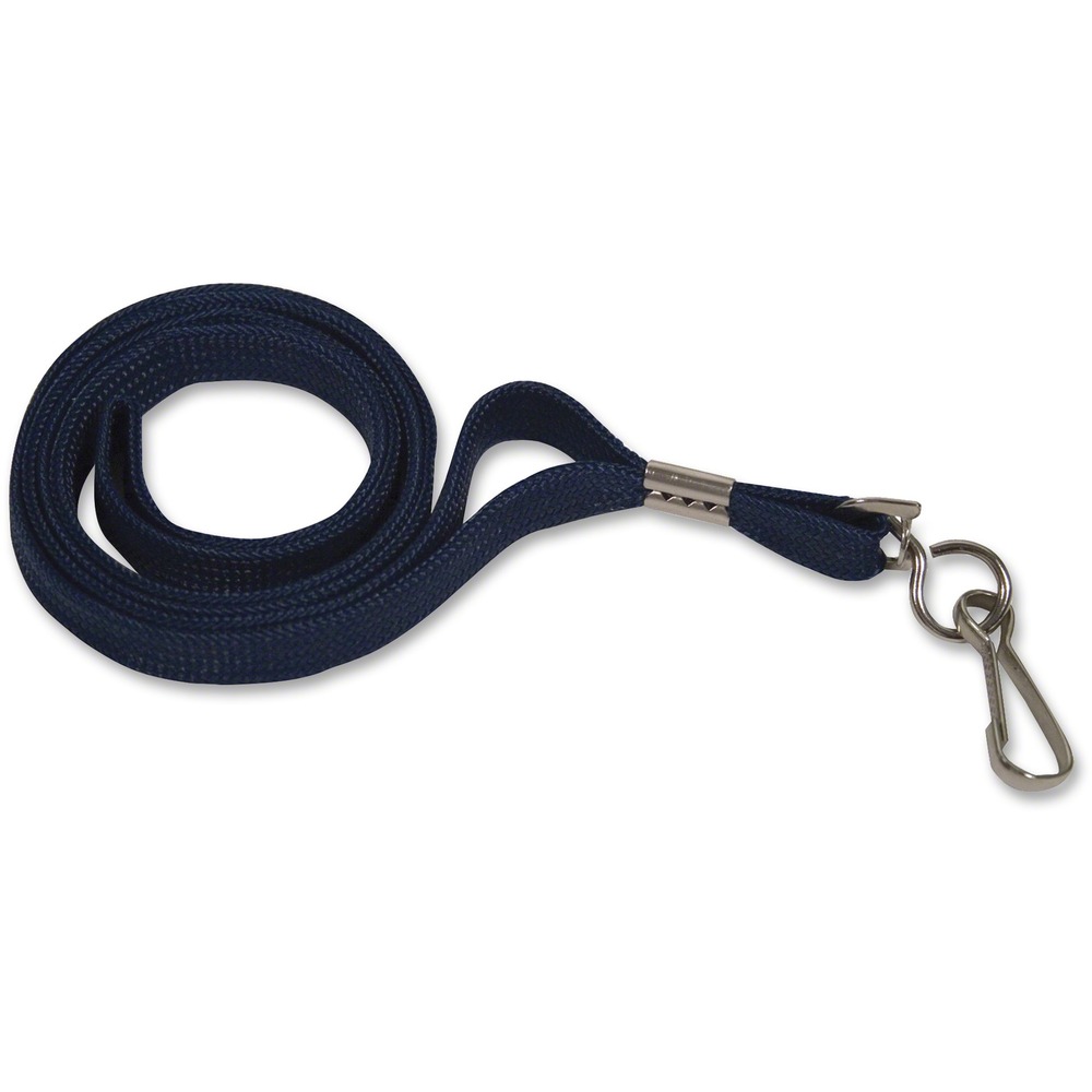 AVT75426 - Easily display your badge in clear view using the Deluxe Neck Lanyard with J-Hook. The 36" durable cotton/nylon cord with attached split hook offers a comfortable way to hold employee badges or other identification without attaching to your clothing. You don't have to worry about dropping your badge when you're on-the-go. They are also great for holding keys. Lanyards with J-hooks are an excellent choice for small or large office use.