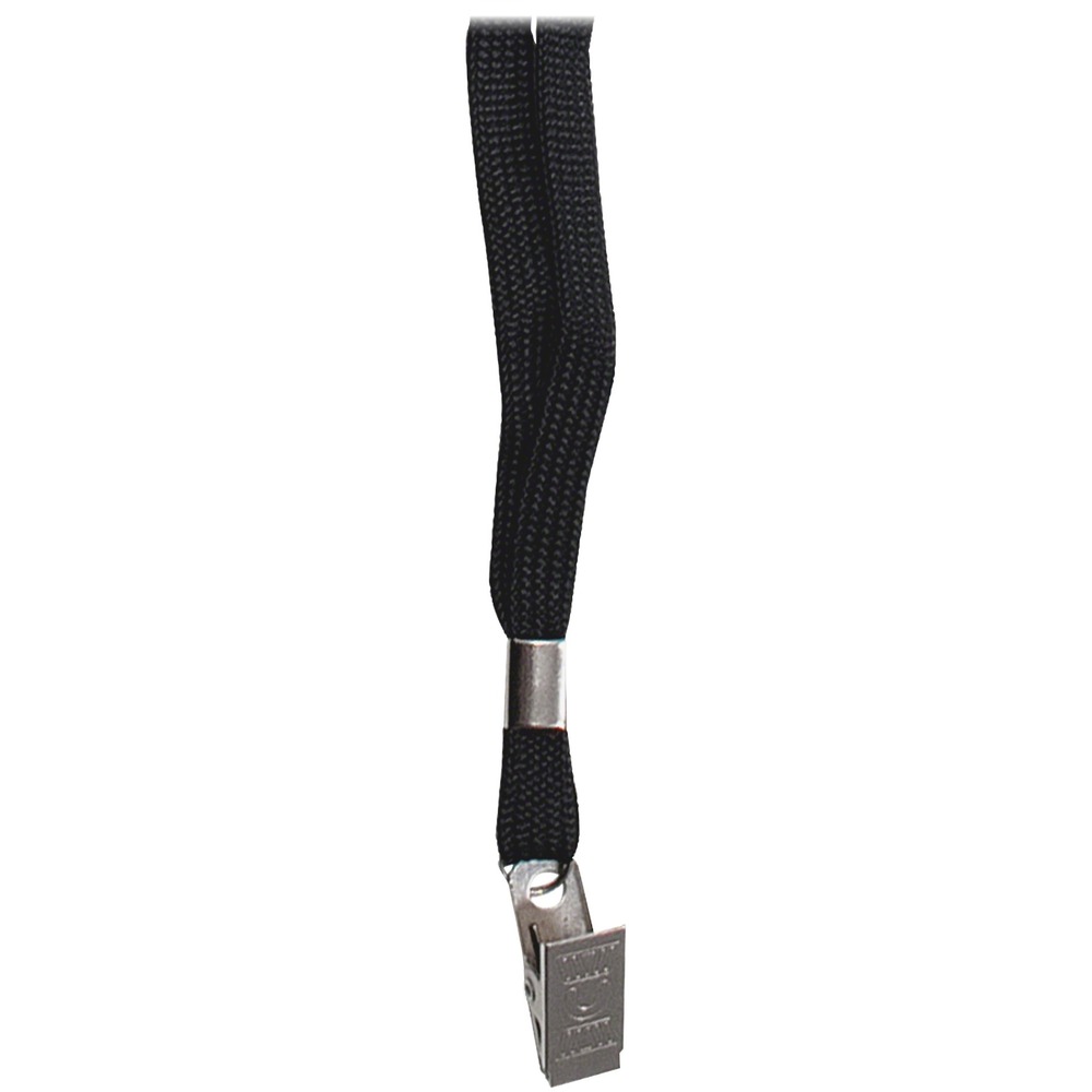 AVT75401 - Keep your identification badge on you without having to attach it to your clothes with this lanyard. Metal fastener secures your badge and keeps it always in view. 36" lanyard is made from cotton and nylon for a comfortable fit around the neck.