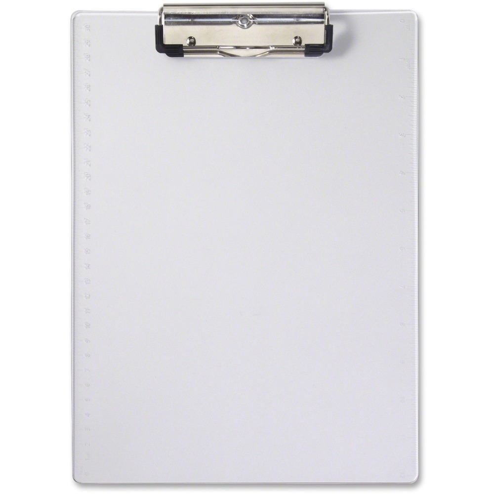 SAU21565 - Acrylic Clipboard works great in the classroom, office or in your home. Strong, durable lightweight design is ideal for medical professionals, pharmaceutical representatives, sport coaches and players, delivery/distribution, outside sales, students, teachers, trade shows and government workers. Clipboard easily fits into briefcase, backpack or sportsbag. Strong, low-profile clip with rubber grips holds up to 1/2" paper securely. High-impact, 1/8" thick acrylic is shatter-resistant and scratch-resistant. Store it neatly on a wall or bulletin board with its built-in hanging hole. Clipboard holds letter/A4-size paper.