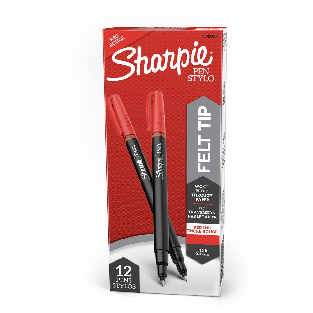 SAN1742665 - Sharpie Pen is especially designed for your everyday writing needs. Use it for note-taking, journaling, writing letters, making cards and more. The bold permanent ink won't bleed through paper and resists messy smearing. Pen offers a plastic cap and durable fine point that delivers precise, consistent writing with minimal effort. Acid-free, nontoxic ink is water-resistant and smear-resistant when dry. More from the Manufacturer