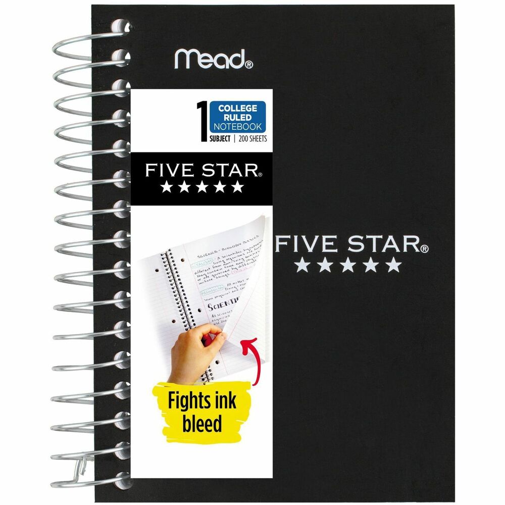 MEA45388 - Fat Lil Wirebound Notebook offers a compact size for easy note-taking on the go. Contains 200 sheets of college-ruled, perforated white paper. Wirebound notebook has a durable poly cover to protect your notes.