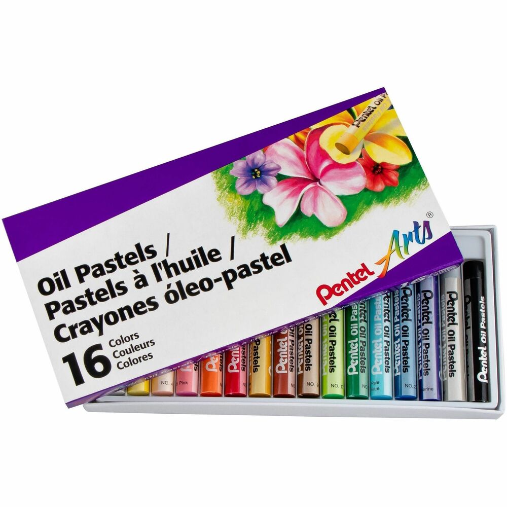 PENPHN16 - Pentel Arts Oil Pastels are rich, fade-resistant colour applies smoothly and blends easily to produce subtle shades and tints. Brilliant colours apply smoothly and are easy to use. Great for beginners or advanced level artists More vibrant than chalk pastels, oil pastels make your artwork come to life Acid-free pastels are resistant to the effects of humidity for longer lasting drawings Best for paper, canvas and artboards Certified AP non-toxic, safe for at home or in the classroom
