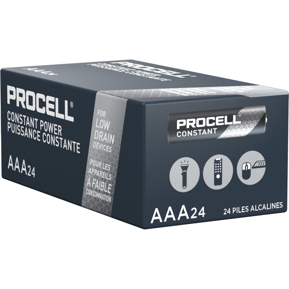 DURPC2400BKD - Created for professional applications, Procell AAA batteries offer dependable, long-lasting power. Use in motion sensors, testing equipment, remote controls, flashlights, calculators, clocks, radios, wireless mice, wireless keyboards and portable electronics. These alkaline batteries meet the standards of durability and longevity that professional users demand and expect. Reliable operation continues in extremes from negative 4 degrees to 129 degrees Fahrenheit. Durable design ensures storage for 7 years.