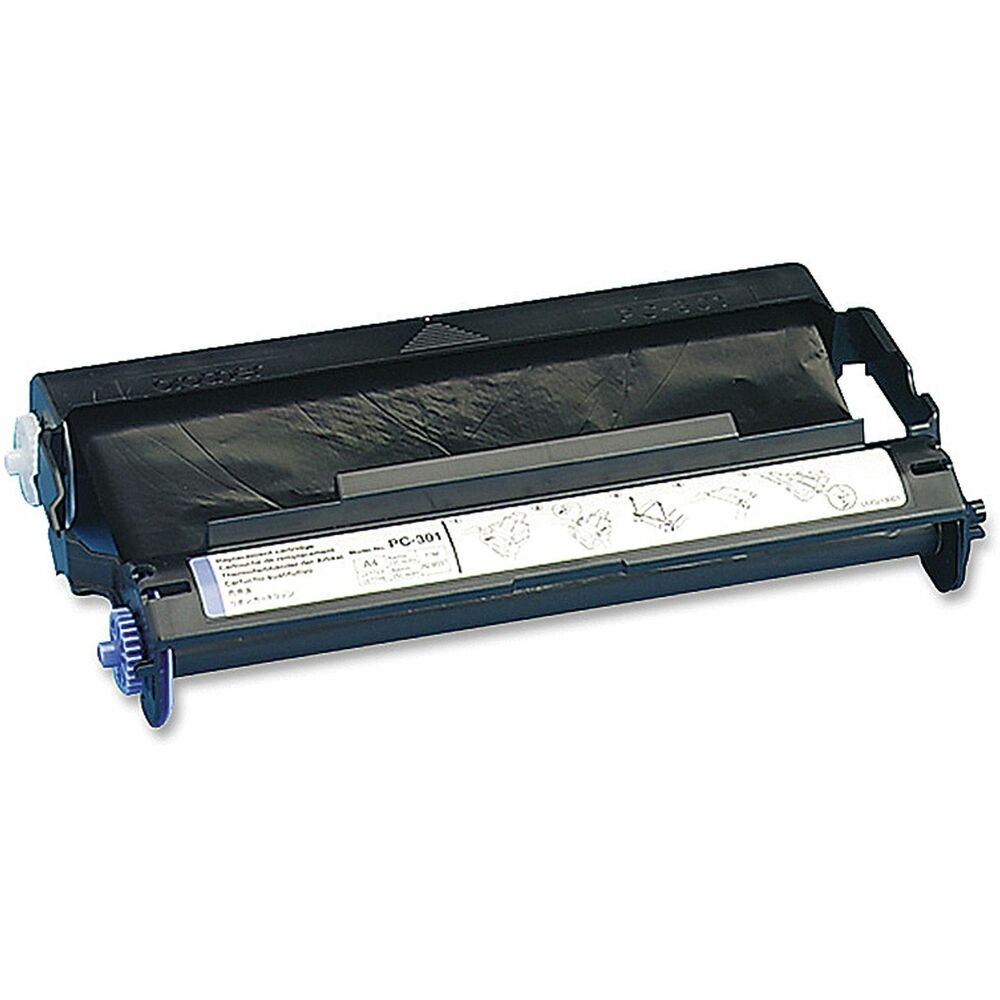 BRTPC301 - Thermal transfer cartridge is designed for use in Brother intelliFax-750, intelliFax-770, intelliFax-775, intelliFax-775SI, intelliFax-870MC, intelliFax-875MC, intelliFax-885MC, and MFC-970MC. Cartridge yields approximately 250 pages.