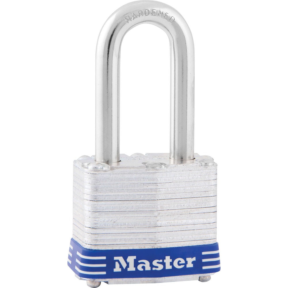 MLK3DLF - Long-shackle Padlock offers a hardened steel shackle for extra cut-resistance. Four-pin cylinder helps prevent picking. Dual locking levers provide extra pry-resistance. Maximum security laminated, cadmium, rustproof padlock with 1-1/2" (38mm) nickel-plated shackle.