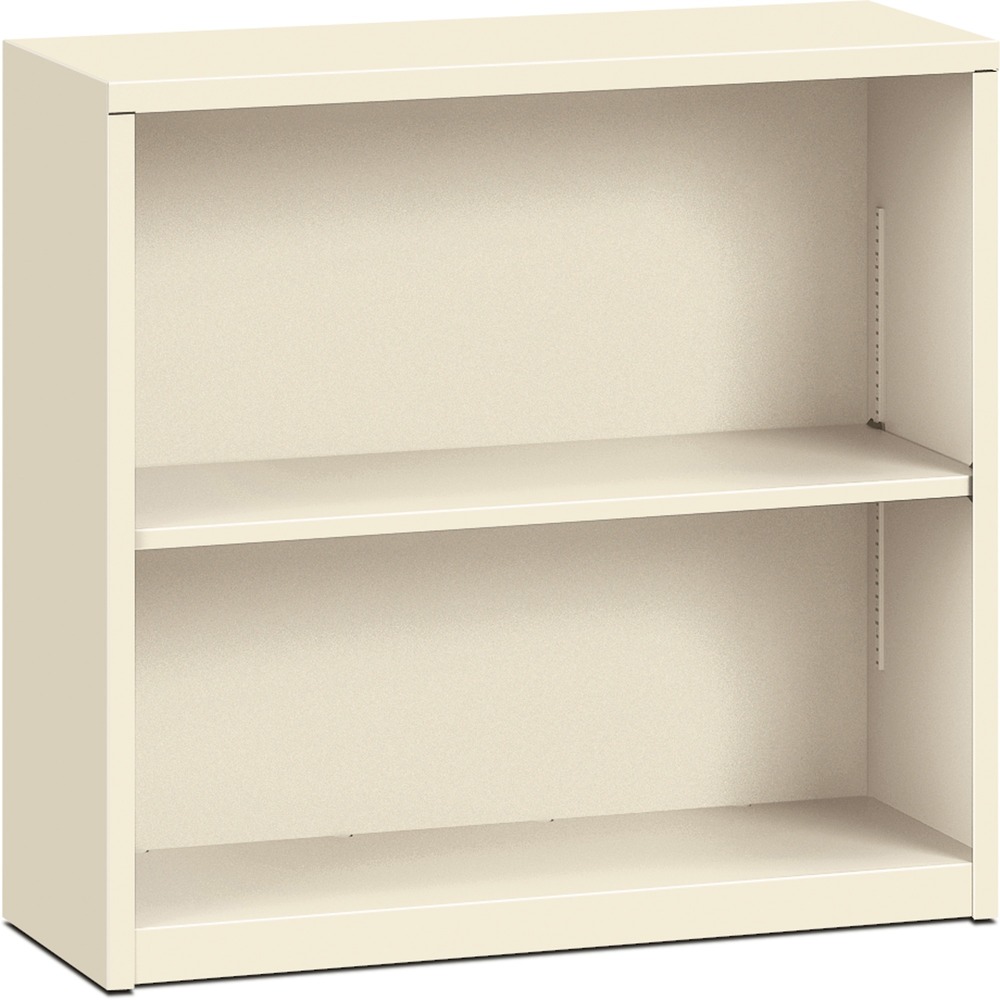 HONS30ABCL - Eminently practical and useful steel bookcase offers long life with its heavy-duty construction. Heavy-gauge steel frame has a baked enamel finish over rust-inhibiting, phosphate pretreatment. Two shelves with generous depth hold plenty and are ideal for smaller spaces. Adjust the movable shelves in 1/2" increments to accommodate any size item. Putty-colored, two-shelf bookcase has 12-1/8" deep shelves, including the fixed bottom shelf. Each shelf holds up to 82 lb.