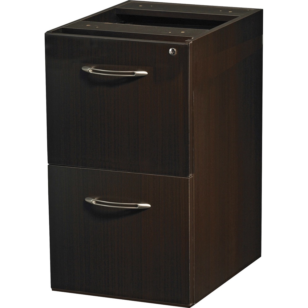 SAFAFF20LDC - Unfinished pedestal is part of the Aberdeen Series that brings genuine business practicality to every environment. Each quality piece balances the look of the wood with the performance of laminate. Use this pedestal file cabinet for credenza/return/extended corner desks. Integrated cable management offers access at top and bottom of pedestal. Removable lock core secures the file drawers that can hold letter-size or legal-size hanging folders. Curved metal pulls feature a brushed nickel finish.