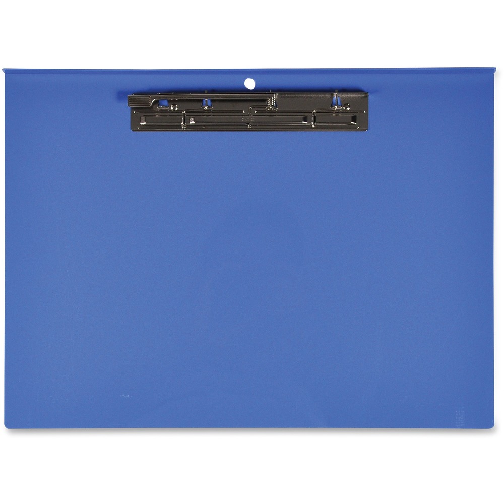 LIOCB290HBL - Clipboard is sized for computer printouts. One-touch, all-steel clamp holds papers securely. Tough, high-impact PET lasts for years. Clipboard is made with a high percentage of recycled material.