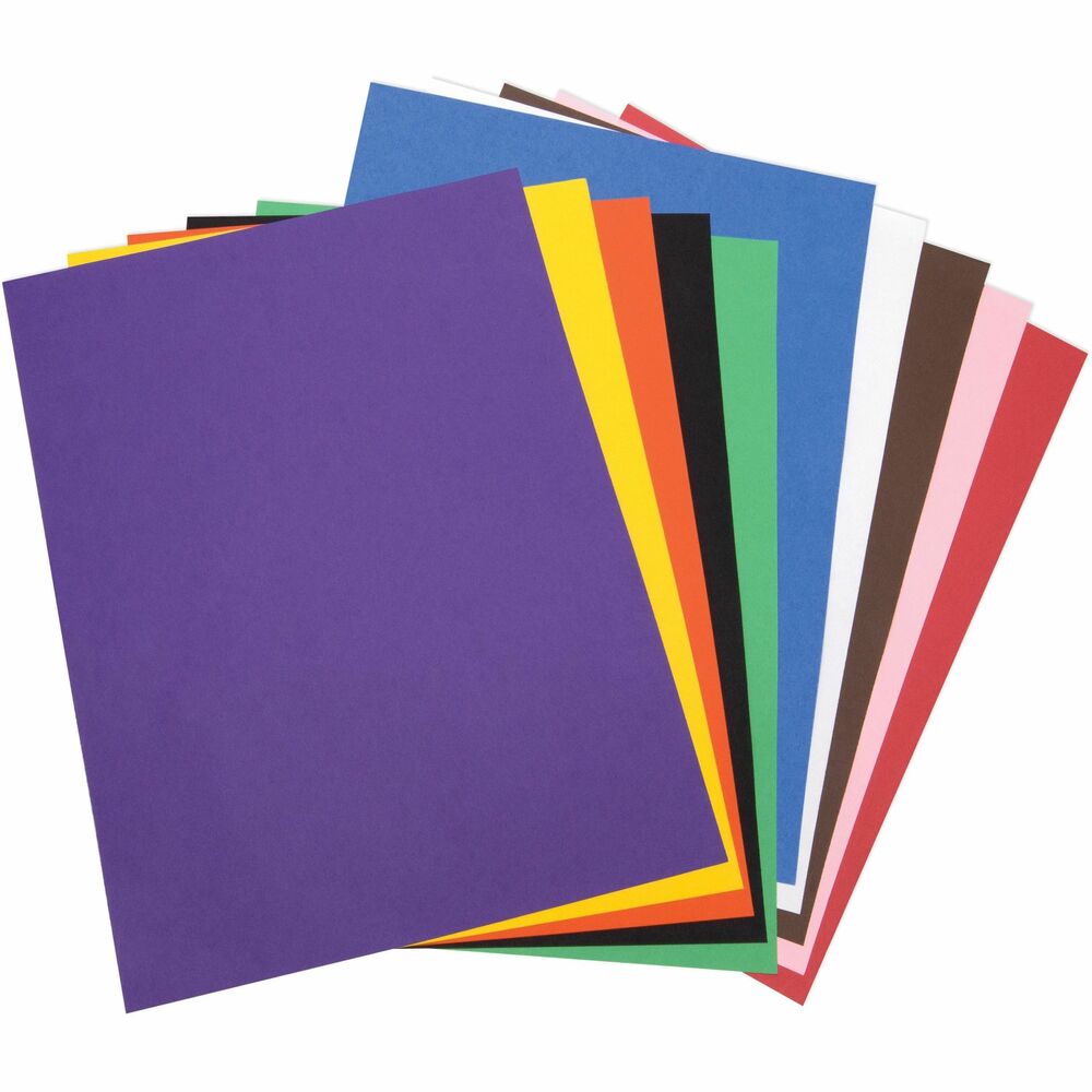 PAC103095 - Tru-Ray Construction Paper is perfect for any arts and crafts project. This heavyweight, 100 percent vat-dyed sulphite paper is made with longer, stronger fibers for extra durability. This paper is tough enough to take scoring, folding and curling without cracking and tearing. The superior fade-resistance of the paper keeps your projects brighter longer. Tru-Ray Construction Paper is acid-free and recyclable.