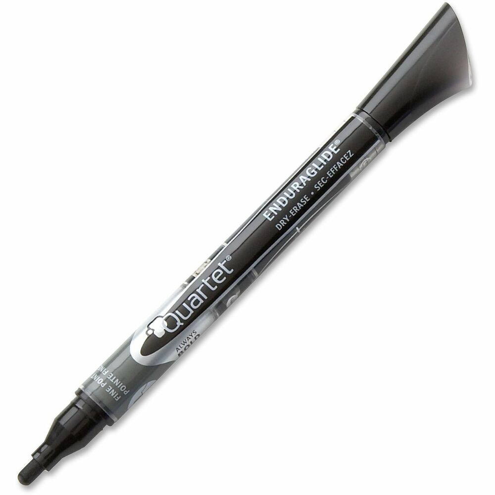 QRT500113M - EnduraGlide dry-erase markers offer a patented three-chamber technology that delivers bold, continuous color on dry-erase boards, ceramic, glass and other nonporous surfaces. By sending ink straight to the nib from three separate pressurized chambers, markers flow more steadily, write smoother, and erase cleanly. Convenient see-through barrel shows exactly how much ink is left. Roll-resistant cap prevents markers from drifting out of sight. Low-odor, nontoxic, quick-drying ink erases cleanly.