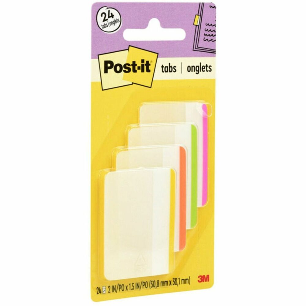 MMM686F1BB - Post-it Durable Filing Tabs make it simple to quickly organize files, binders and planners. Use the flat tabs for marking interior or portable files. 2" repositionable tabs are tough and long-lasting. They stand up to repeated use. Easy to write on, apply and reposition, filing tabs offer plenty of space for labeling. More from the Manufacturer