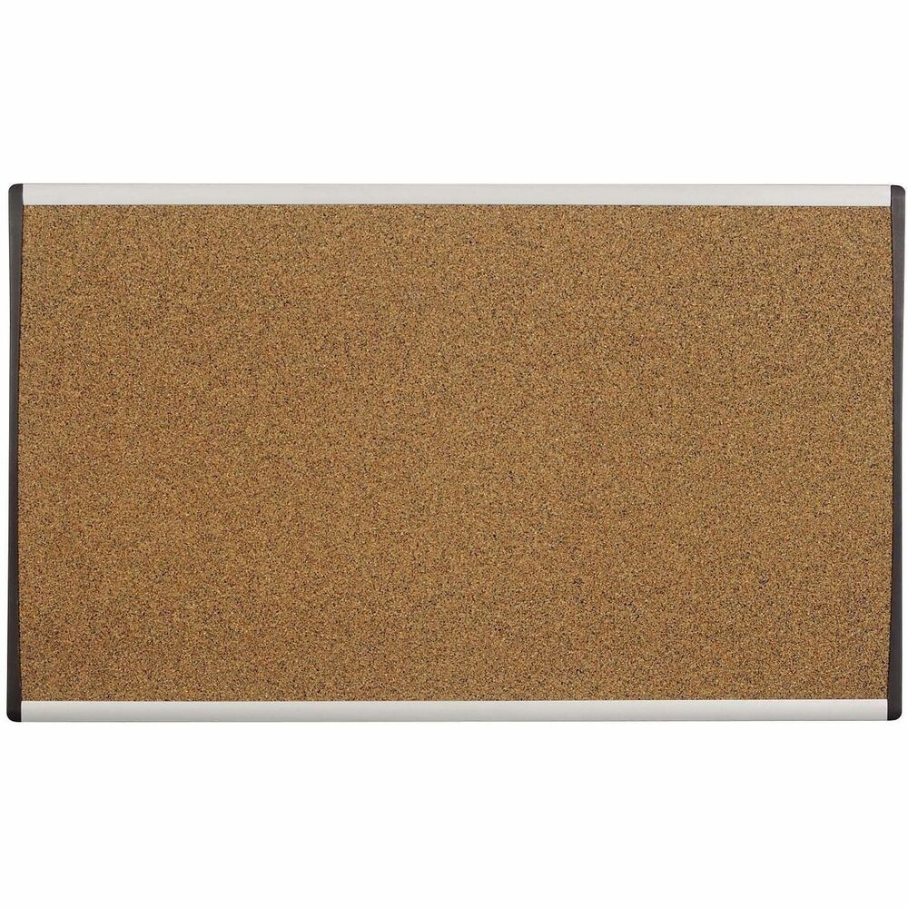 QRTARCB3018 - Arc Bulletin Board helps you make efficient use of your cubicle space. Contemporary aluminum arc frame surrounds the graphite-blend, colored cork bulletin surface. Self-healing surface hides pinholes and blemishes and provides a lasting durable cork that will not crumble or fade. Accommodates any fabric panel wall system, with or without overhead bins. Mount the board to cubicles or dry-wall with the flexible mounting system. Adjustable clips ensure straight and level installation during dry-wall mounts. More from the Manufacturer