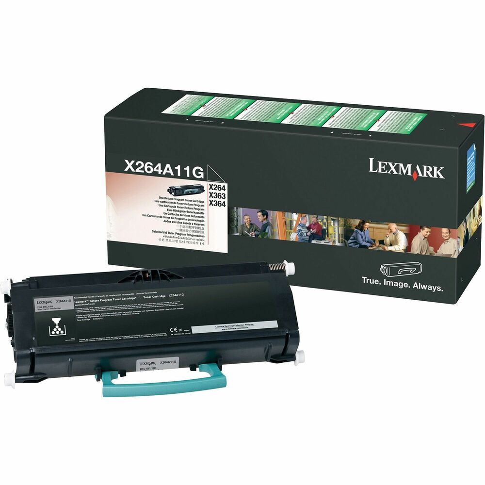 LEXX264A11G - Make a professional impression by using a genuine Lexmark toner cartridge. Superior Lexmark design means precision pairing between printer and cartridge for value, quality and environmental responsibility you can count on. Toner delivers outstanding results page after page in Lexmark X264dn, X363dn, X364dn and X364dw. Lexmark Return Program Cartridges are sold at a discount, vs. the prices of regular cartridges, in exchange for the customer's agreement to use the cartridge only once and return it only to Lexmark for remanufacturing or recycling. Cartridge yields approximately 3,500 pages.