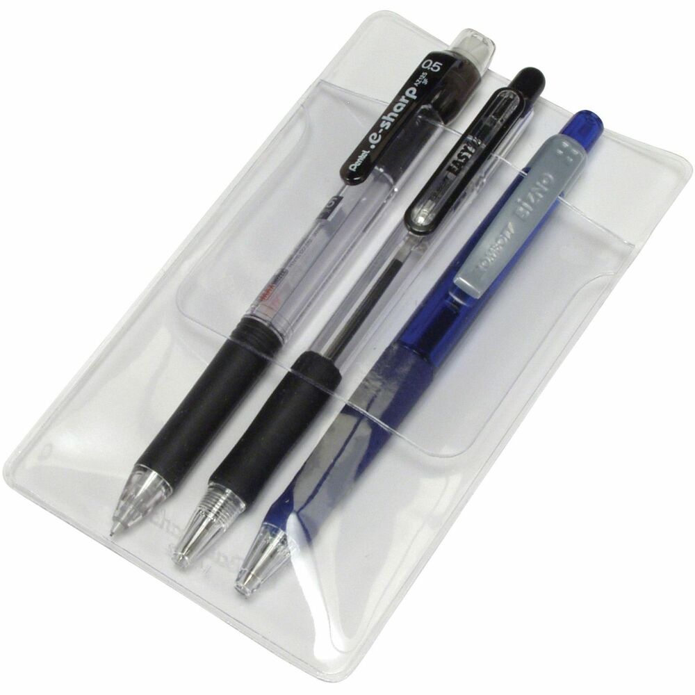 BAU46502 - Pocket protectors protect your shirt pockets from pen leaks. Made of transparent plastic. Each pocket protector meets or exceeds standard for RoHS compliance for lead, mercury, bromine, chrome and cadmium. More from the Manufacturer