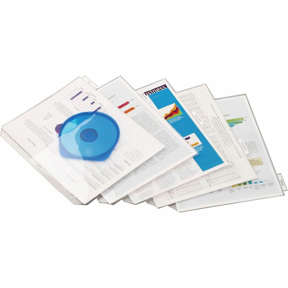 CRD84010CB - Poly pockets feature extra-tough dividers that outperform paper pockets for binders. They will not gray or tear out rings. Translucent divider pages are made from transfer-safe poly so they will not damage photos or transfer ink or toner. Design offers a pocket on both front and back of each divider. Five double-sided pockets (10 pockets in all) have insertable tabs and include inserts. Each pocket holds 20 letter-size sheets and is three-hole punched to fit in three-ring binders. Pockets are archival-safe for all documents and photos.